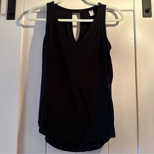 Old Navy black sleeveless v neck top